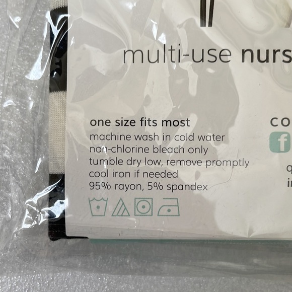 New Striped Multi-use Nursing Cover - Picture 6 of 6